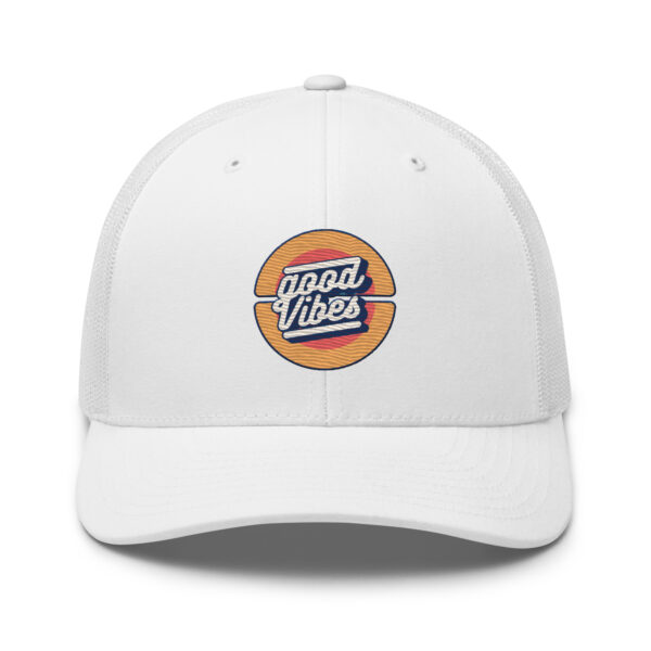 Retro Good Vibes Circle Trucker Hat - Image 21