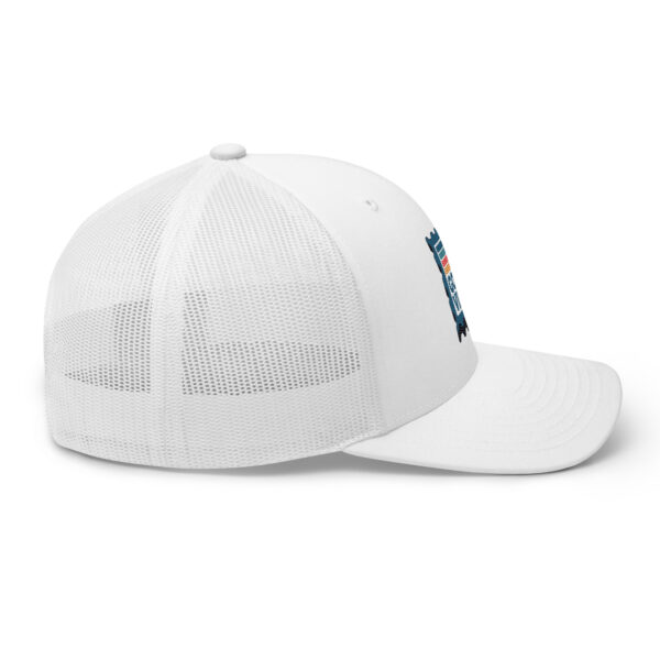 Retro Good Vibes Stamp Trucker Hat - Image 23