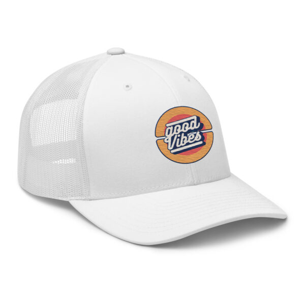 Retro Good Vibes Circle Trucker Hat - Image 24