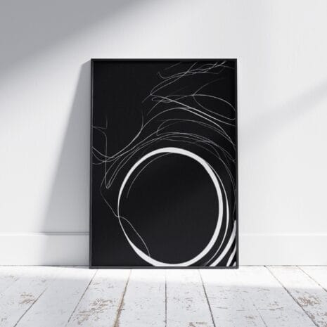 Whispers of Movement Framed Poster Mockup 1