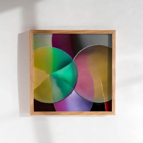 Frosted Aura Framed Poster Mockup 1