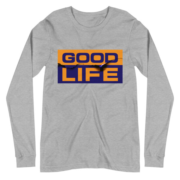 Edgy Burned Paper Good Life Long Sleeve - Image 15
