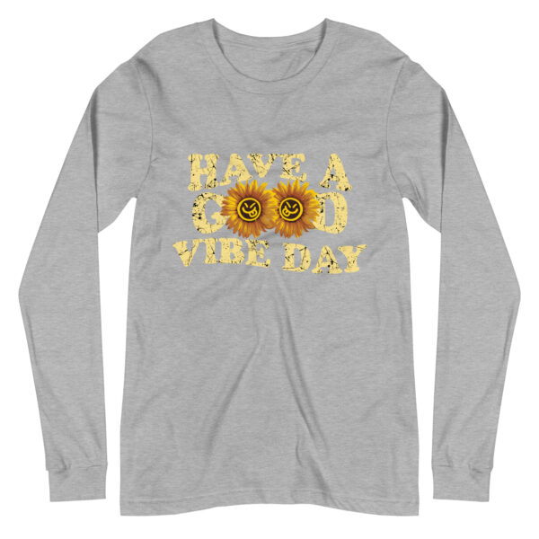Have a Good Vibe Day Sunflower Retro Long Sleeve - Image 15