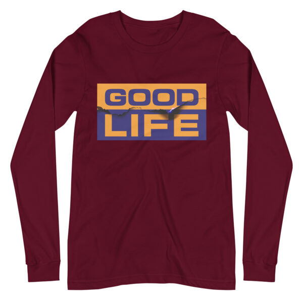 Edgy Burned Paper Good Life Long Sleeve - Image 11