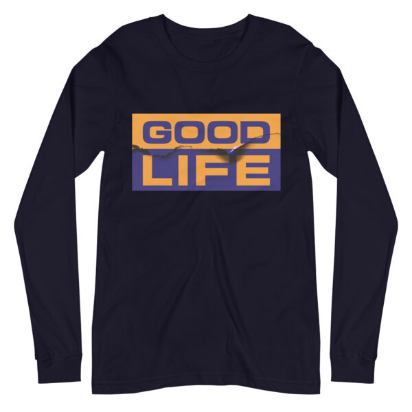 Edgy Burned Paper Good Life Long Sleeve - Image 9