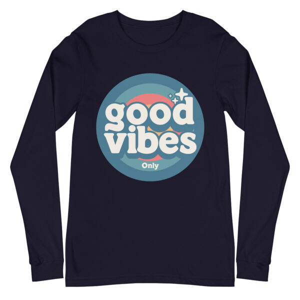 Good Vibes Only Retro Positive Energy Long Sleeve - Image 9
