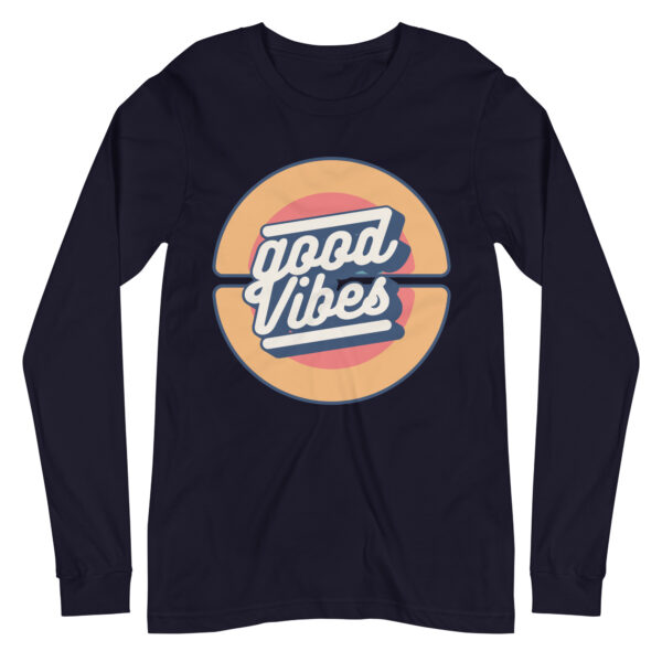 Retro Good Vibes Circle Long Sleeve - Image 9