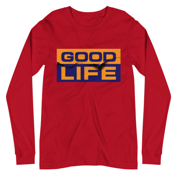 Edgy Burned Paper Good Life Long Sleeve - Image 13