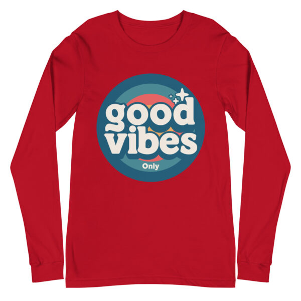 Good Vibes Only Retro Positive Energy Long Sleeve - Image 13