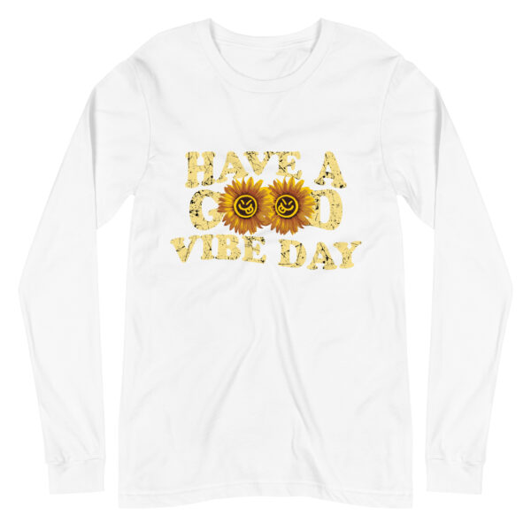Have a Good Vibe Day Sunflower Retro Long Sleeve - Image 17