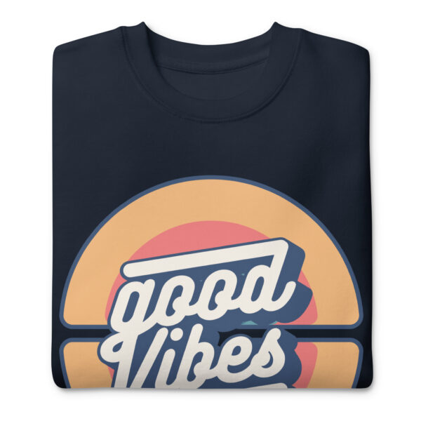 Retro Good Vibes Circle Sweatshirts - Image 3