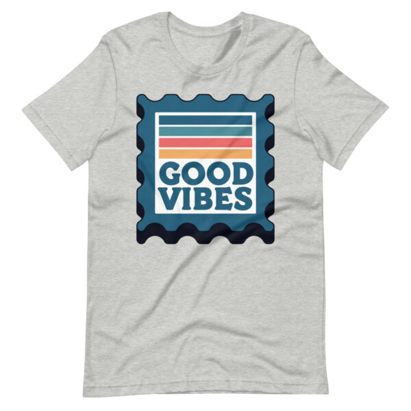 Retro Good Vibes Stamp T-Shirt - Image 11