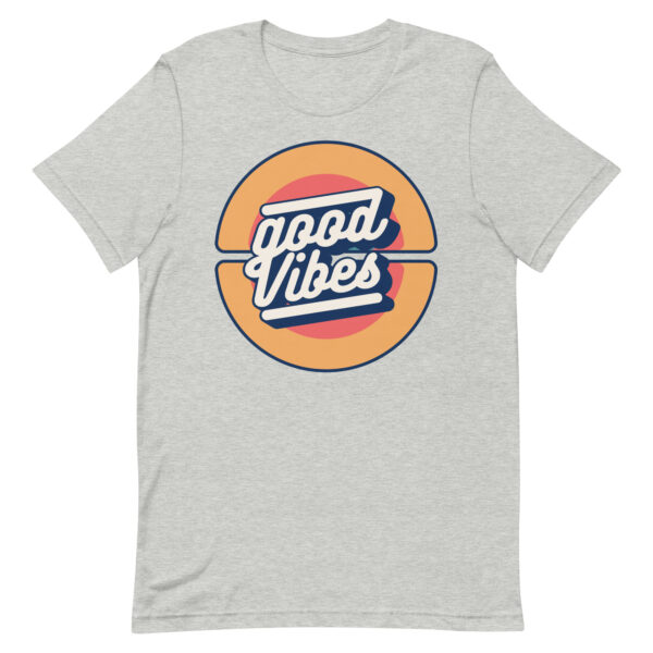Retro Good Vibes Circle T-Shirt - Image 9