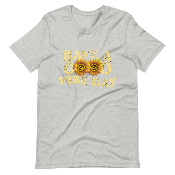 Have a Good Vibe Day Sunflower Retro T-Shirt - Image 9