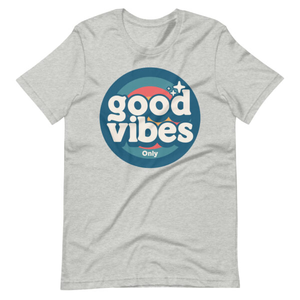 Good Vibes Only Retro Positive Energy T-Shirt - Image 9