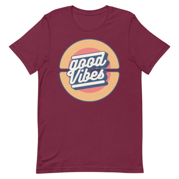 Retro Good Vibes Circle T-Shirt - Image 5