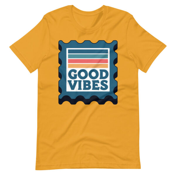 Retro Good Vibes Stamp T-Shirt - Image 10