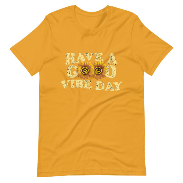 Have a Good Vibe Day Sunflower Retro T-Shirt - Image 7