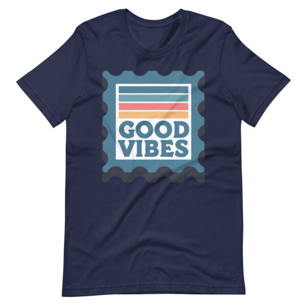 Retro Good Vibes Stamp T-Shirt - Image 8
