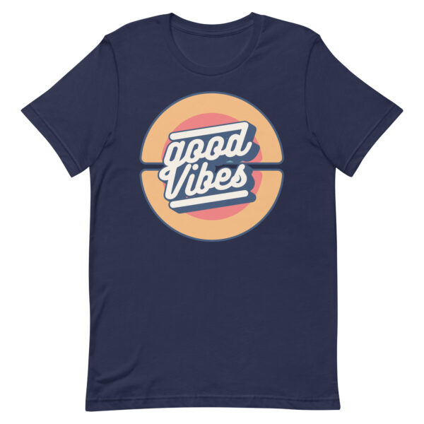 Retro Good Vibes Circle T-Shirt - Image 3