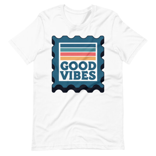 Retro Good Vibes Stamp T-Shirt - Image 12