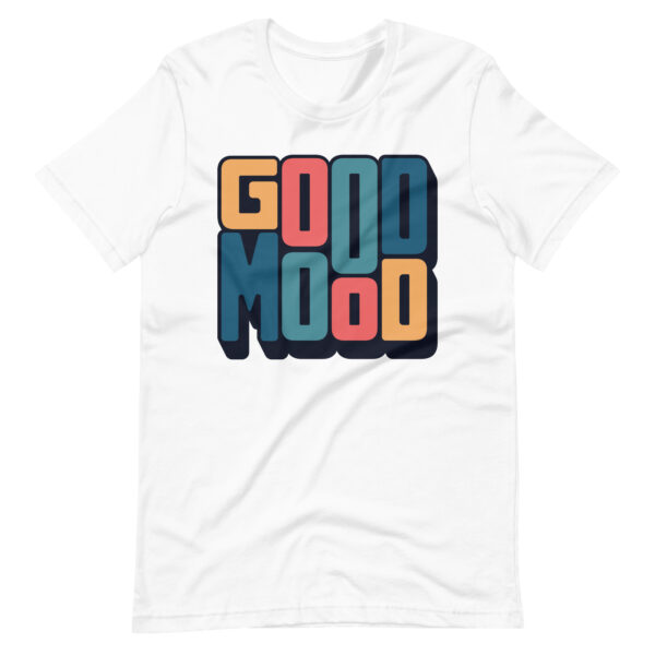 Retro Colorful Positive Vibes Good Mood T-Shirt - Image 11
