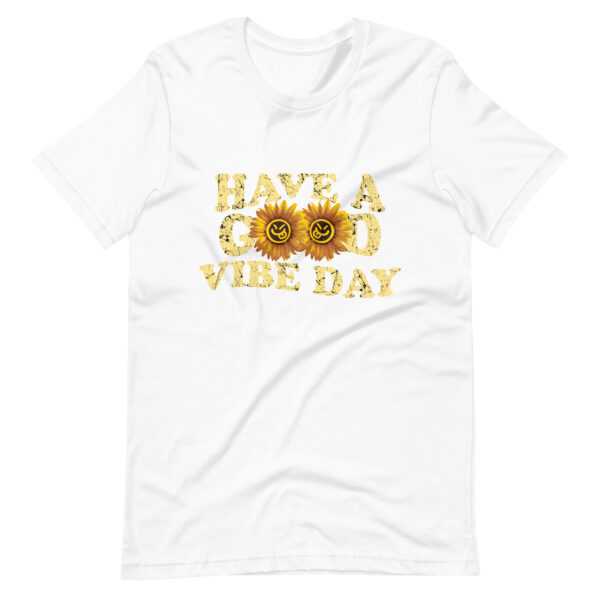 Have a Good Vibe Day Sunflower Retro T-Shirt - Image 11