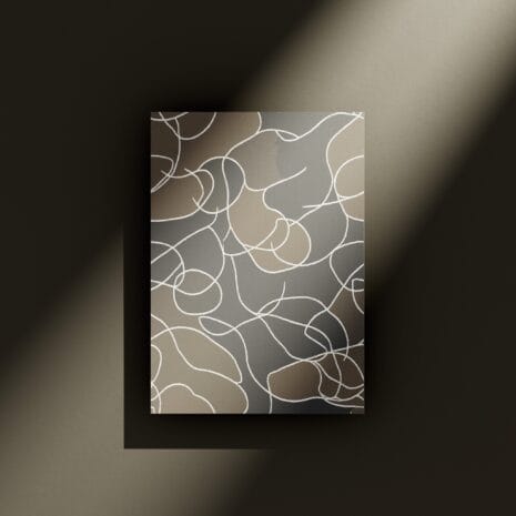 Abstract Horizon Poster Mockup 1