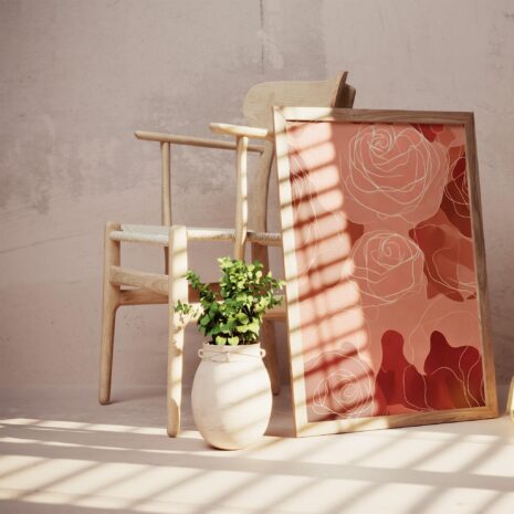 Burning Rose Mockup 1